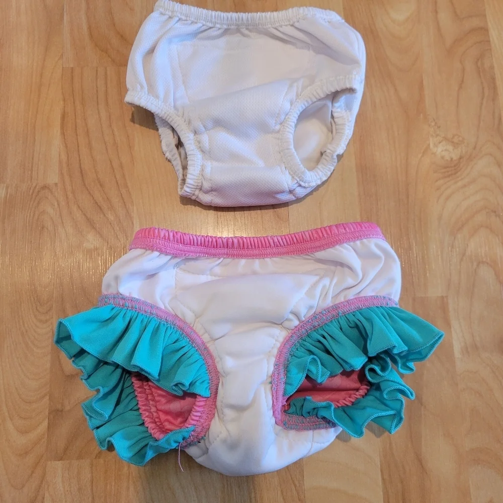Reuseable Swim Diaper Swim Diaper Cover Bundle Size 18-24 Months